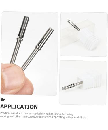 FOMIYES Nail Shank for Women Drill Shank for Nails Manicure Art Drill Shank Drill Shank Replacement for Acrylic Women Manicure Supplies Tungsten Steel Small Women's Nail Drill - Buy Online on SooperMarket.com