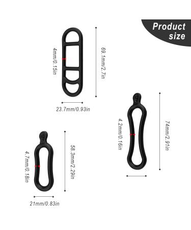 Buy Sprhr 25-Piece Bicycle Light Rubber Band Replacement - Durable Elastic Silicone Holder for Lights - International Shipping Available - Buy Online on SooperMarket.com