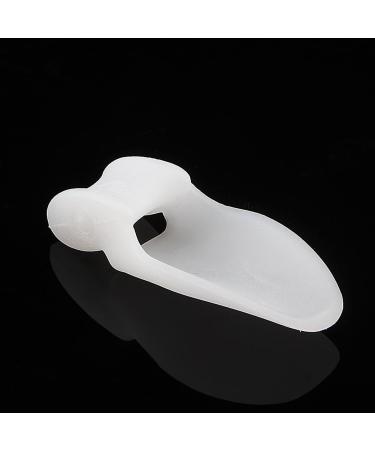 Bunion Cushion Protector 1 Pair - Silicone Toe Spreader & Straightener for Women Men | White Bunion Corrector Foot Pad - Buy Online on SooperMarket.com
