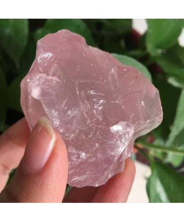 Crystal 1pcs Big Size Natural raw Rose Quartz Crystals Rough Stone Natural Quartz Crystals Stone for Suitable for Home Office Decoration FZUGEDRLI - Buy Online on SooperMarket.com