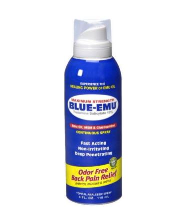 Blue -Emu Spray Back Pain Size 4z Blue -Emu Spray Back Pain Relief 4z