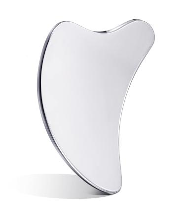 Nuanchu Stainless Steel Gua Sha Facial Tools Guasha for Face Metal Gua Sha Tighten Skin Massage Guasha Beauty Tool for Body Eyes Neck Massager with Travel Pouch Skin Care Gifts (Dolphin Style)