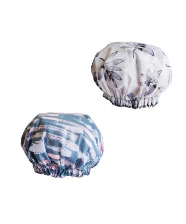 Healeved La Hats for Women - 2pcs Fluffy Shower Caps Bath Cap for Girls and Women - Hair Protective Head Cover for Showering and Swimming - Buy Online on SooperMarket.com
