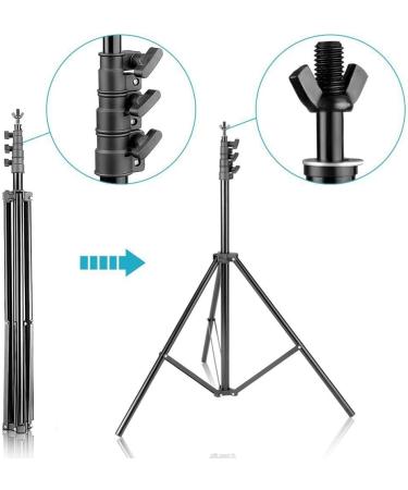 Adjustable Photography Backdrop Support System | HYJ-INC 10ft x 8.5ft Kit with Carry Bag - Buy Online on SooperMarket.com