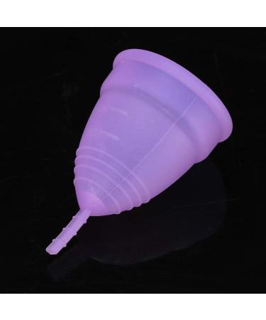 3 Colors 2PCs Reusable Menstrual Cup Set - Eco-Friendly Women's Hygiene Care (Purple) | Anti-Losing & Comfortable - Buy Online on SooperMarket.com