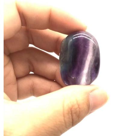5pc 25mm-30mm Rainbow Fluorite Tumble Stones Polishing Gemstone for ERTEYIN - Buy Online on SooperMarket.com