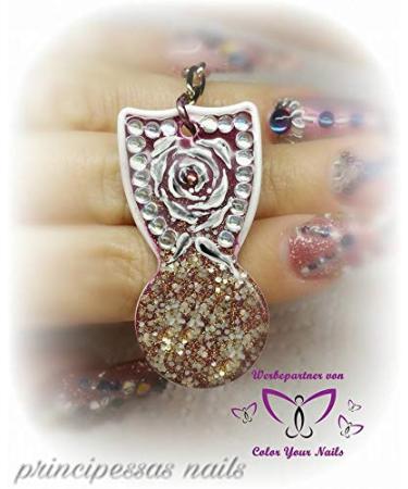 Shopping cart chips. WHITE. For long fingernails. With fastening ring. Also suitable for processing with UV gel (10)