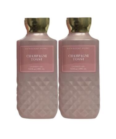 Bath and Body Works Champagne Toast Shower Gel 10 Oz 2 Pack (Champagne Toast)