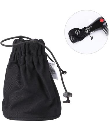 PLAFOPE 1pc Hair Dryer Pocket Hair Dryer Travel Bag Hair Blower Cover Hair Dryer Sock Hairdryer Bag Black - Buy Online on SooperMarket.com