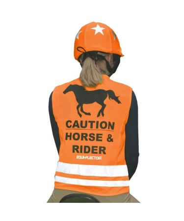 Shires Equi-Flector Safety Vest - Orange Orange M