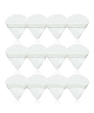 Triangle Powder Puff Bvcewilty 6 Pieces Soft Velour Makeup Puff for Loose and Body Powder
