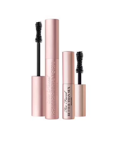 Too Faced Better Than Sex Mascara Duo Set (Full Size and Travel Sized) Unbox