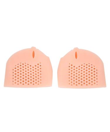 1 Pair Hallux Valgus Corrector Silicone Toe Stretcher Toe Separator Feet Toe Separators for Overlapping Toes Fight Bunions Hammer Toes Foot Pain(Skin Color)
