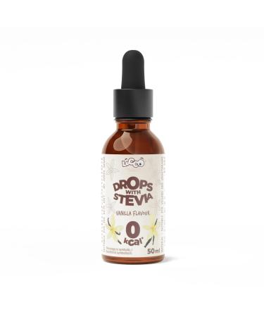 Locco Flavoured and sweetening drops with Stevia | Vanilla | 0 Calorie | Preservative-free | Keto diet | Vegan | Diabetic diet | Zero Sugar
