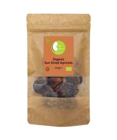 Organic Sun Dried Apricots - Certified Organic - by Busy Beans Organic (250g)