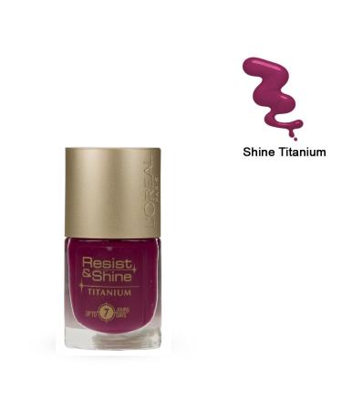 L 'Oreal Resist & Shine Titanium Nail Varnish 209 Bois En Rose
