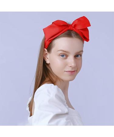 Lvyeer Red Big Bow Headbands for Women Bowknot Headbands Cute Red headbands - Buy Online on SooperMarket.com