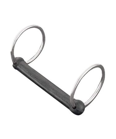 Weaver Leather Rubber Mouth Driving Bit, Black, 5"