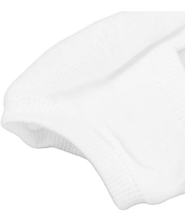 Stop Cracked Heels Toeless Spa Gel Socks for Foot Treatment Care 4 Pair Moisturizing Heel Socks Open Toe Socks for Dry Hard Cracked Heels(White) - Buy Online on SooperMarket.com