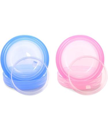 VEAIDE 20ml TSA Approved Travel Containers for Toiletries - Leakproof Refillable Makeup Jars with Clear Zipper Bag, 6 Pieces - Buy Online on SooperMarket.com