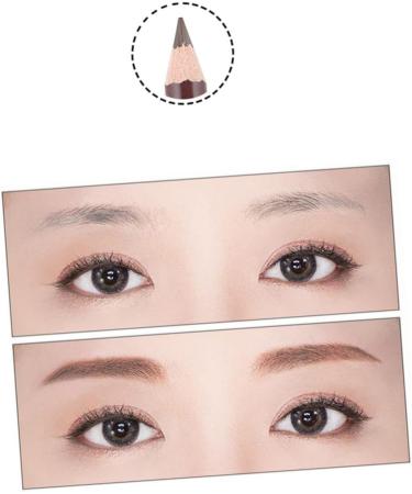 FOYTOKI 2pcs Pencils Leopard Lash Brush Brow Gel Brow Brush Brow Makeup Eyeliner Wooden - Buy Online on SooperMarket.com