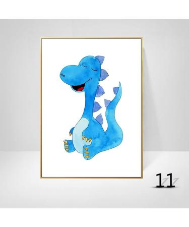 Lulupila Children's Room Decorative Poster Set - Animal Motifs Forest Animals for Boys and Girls - Set of 6 (A4 Size) - Buy Online on SooperMarket.com
