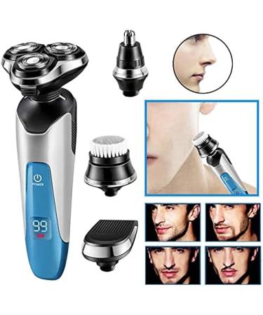 GeRRiT Electric Razor for Men - Waterproof Rotary Shaver Cordless USB Rechargeable Beard Trimmer Ideal Gift for Husband & Dad - Buy Online on SooperMarket.com