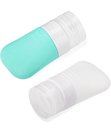 Buy Wllhyf 2-Piece Silicone Travel Bottles (37ml) - Refillable & Perfect for International Travel - Buy Online on SooperMarket.com