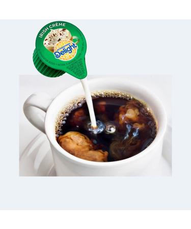 International Delight Creamer Singles 96 Count Variety Pack - French Vanilla, Irish Creme, Hershey's Chocolate Caramel, Mini Moos Half And Half - Includes Coffee Scoop/Bag Clip - Bulk Coffee Creamer - Buy Online on SooperMarket.com