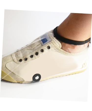 Angoily Barber Shoe Covers - Haircut Protector & Hair Dye Cloak Set | Transparent 34x15cm Ideal for Hairdressers & Cosmetologists - Buy Online on SooperMarket.com
