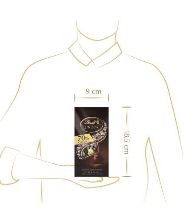 Buy Lindt Lindor Extra Dark Chocolate Balls 70% Cocoa | 137g Gift Pack | Delicately Melting Filling | Praline Treats | International Shipping Available - Buy Online on SooperMarket.com