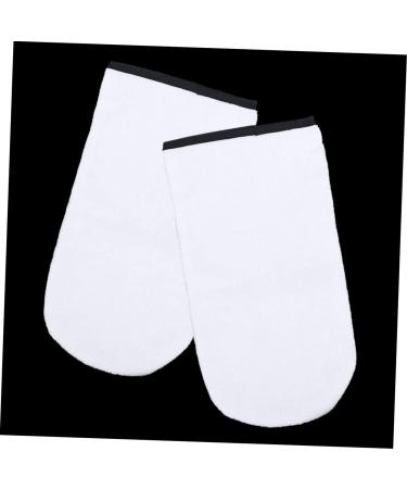 FOMIYES 3 Pairs Wax Spa Gloves Paraffin Wax Bath Cotton Gloves Bath Mitt Paraffin Wax Hand Cover Heated Booties for Moisturizing Gloves Wax Gloves Bath Mat Manicure Work White - Buy Online on SooperMarket.com