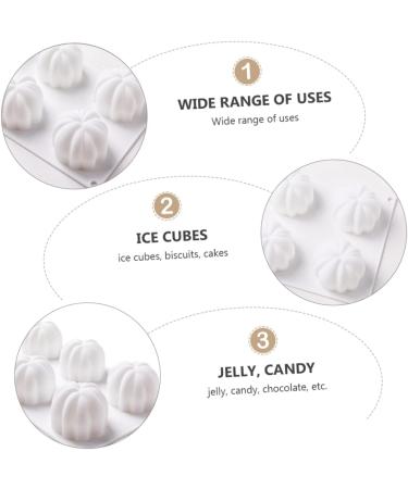MAGICLULU 6 Pumpkin Silicone Mold Chocolate Molds Candy Molds Halloween Soap Mold Halloween Baking Molds Halloween Party Supplies Pumpkin Fondant Fudge Cake White - Buy Online on SooperMarket.com