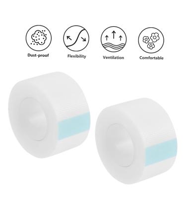 minkissy 20 Rolls Eyelid Tape - Clear Duct Tape for Eye Lift Invisible Eyelash Adhesive Keychain Holder | Medical Beauty Stickers - Buy Online on SooperMarket.com