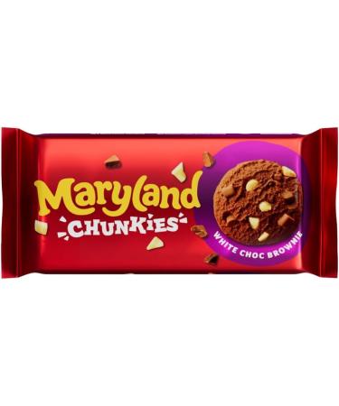 Cookies Variety Bundle Containing Maryland Chunkies White Choc Brownie 144g x4 Milk & Dark Choc 144g x4 (8 Pack) - Buy Online on SooperMarket.com