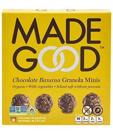 Made Good Chocolate Banana Granola Minis 3.4 oz (Pack of 2)