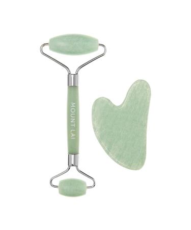 Mount Lai Jade Facial Spa Set - 2 Piece Skincare Set for Glowing Skin - Buy Online on SooperMarket.com