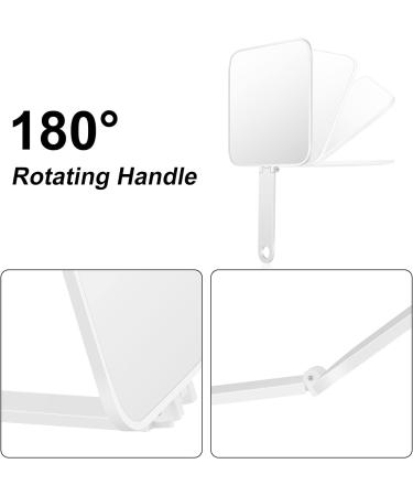 OSDUE Portable Travel Makeup Mirror Compact and Hand Mirror for Barber Shops & Makeup Application - Square-shaped - Buy Online on SooperMarket.com