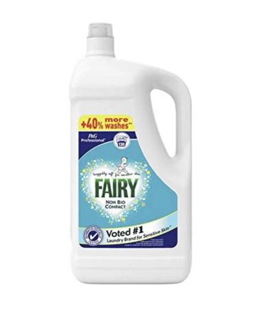 Fairy Non Bio Compact Liquid Laundry Detergent 130 Wash 4.55 Litre Fresh 4.55 l (Pack of 1)