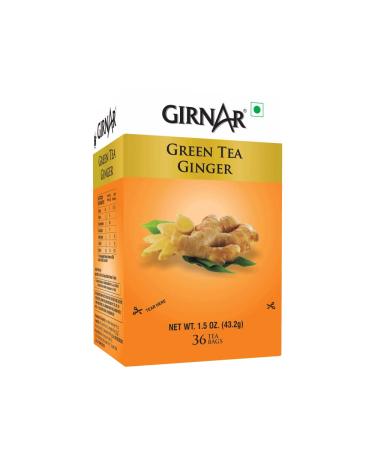 Girnar Green Tea/Chai Ginger 36 Tea Bags