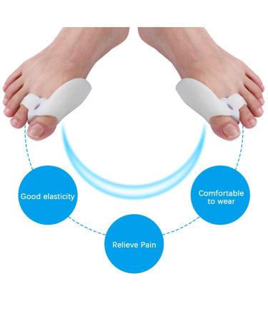 Big Toe Protector & Separator - Reusable, Comfortable Wear | 10 Pairs - Foot Health Treatment - Buy Online on SooperMarket.com