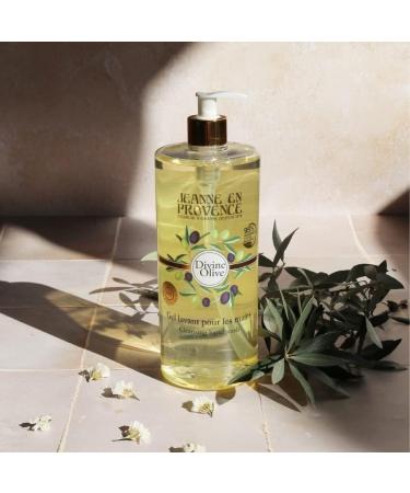 Jeanne en Provence - Hand Wash Gel - Divine Olive - Made in France - 1L - Buy Online on SooperMarket.com