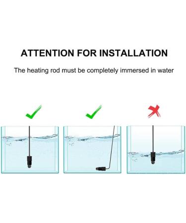 MiOYOOW Adjustable Aquarium Heater 10W/20W/30W with Digital Display for Small Turtle Tanks - Best Heater for Aquariums Under 8L - Buy Online on SooperMarket.com
