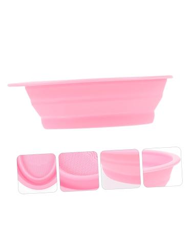 Shop Pink Cleaning Pad - Makeup Brush Cleaner & Rinsing Tool | 14.5x11cm - Perfect for Beauty Routine - Buy Online on SooperMarket.com