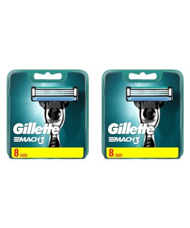 Gillette Mach3 blades 8 pieces (2-pack)