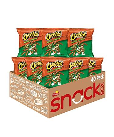 Cheetos Crunchy Cheddar Jalapeno Flavored Cheese Snacks 1 Ounce (Pack of 40)