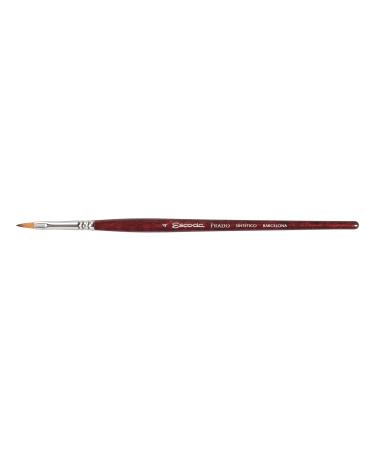 Escoda Prado Series 1461 Short Handle Artist Watercolor Paint Brush, Synthetic Sable, Filbert, Size 4 Size 4 Filbert