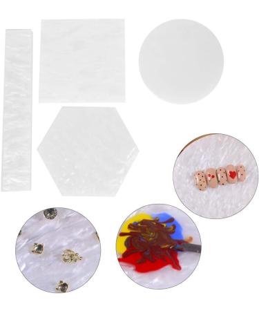 Dekaim Nail Art Plate Kit - Resin Polish Mixing Tool for Manicure & DIY Nail Designs - Buy Online on SooperMarket.com