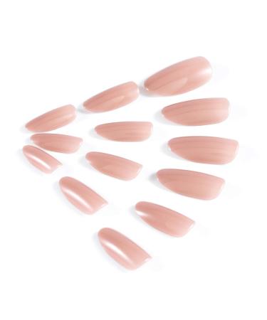 Brishow Dark Pink Artificial Nails - 24 Pcs Long Acrylic False Nail Tips for Women & Girls | International Shipping - Buy Online on SooperMarket.com
