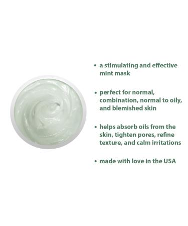 Raya Mint Masque (603) | Cooling Facial Mask for Combination Skin | Minimizes Pores and Refines Complexion - Buy Online on SooperMarket.com